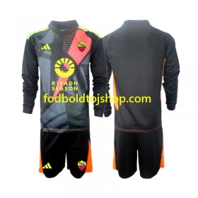 AS Roma Målmand Børn Hjemme Fodboldsæt 2024-25 L/S (+ Korte bukser)